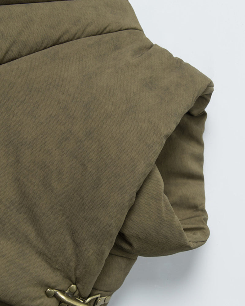 Stand-up collar warm coat