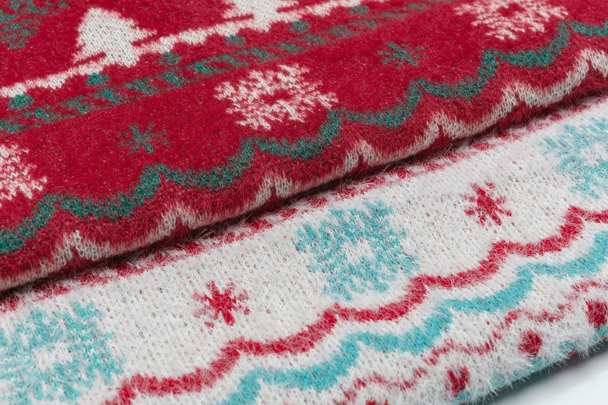 復古撞色翻領毛衣