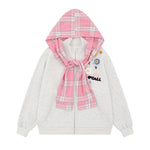 floral pattern sweatshirt