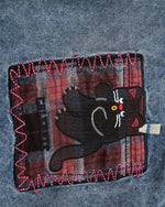 빈티지 패치워크 데님 재킷