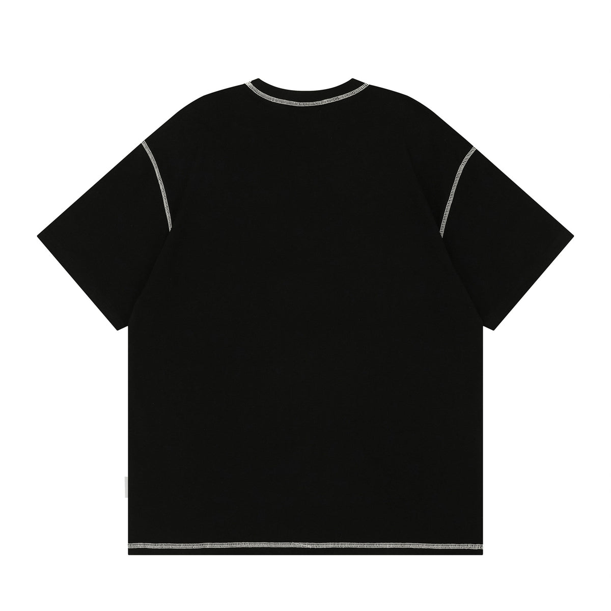 Retro puppy print short sleeves