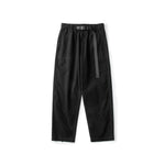 Solid color retro casual pants