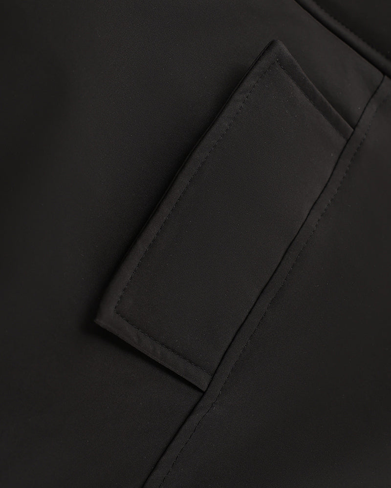 Zebra-print cotton coat