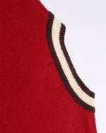 復古拼色針織衫