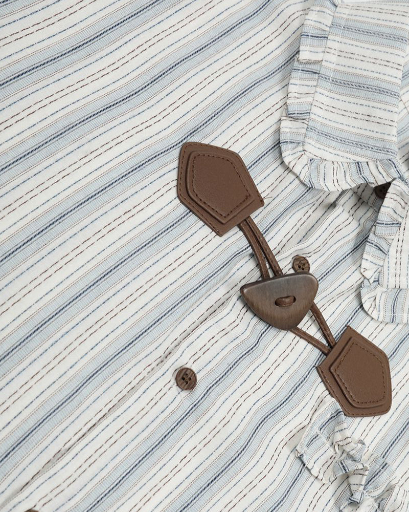 vintage striped short sleeve shirt