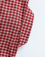Fun plaid short-sleeved shirt