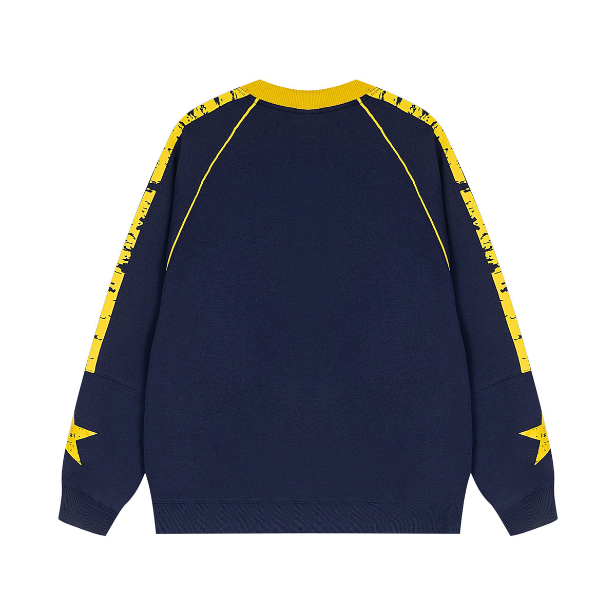 復古撞色圓領衛衣