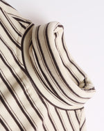 Embroidered striped long sleeves