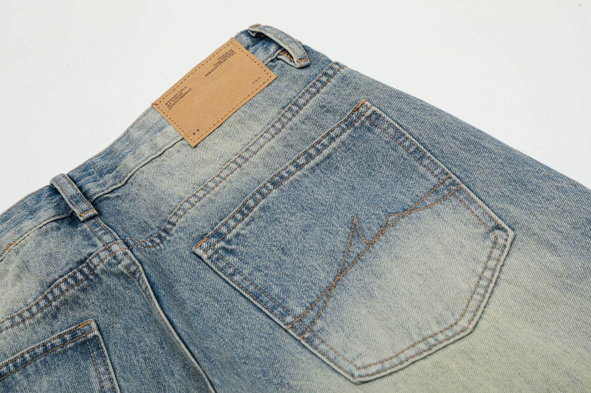 빈티지 워싱 청바지