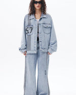 vintage loose denim jacket