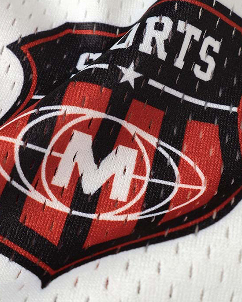 Contrast color stitching short sleeves