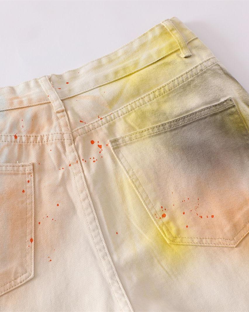 Color inkjet jeans