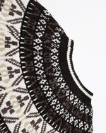 復古提花針織衫