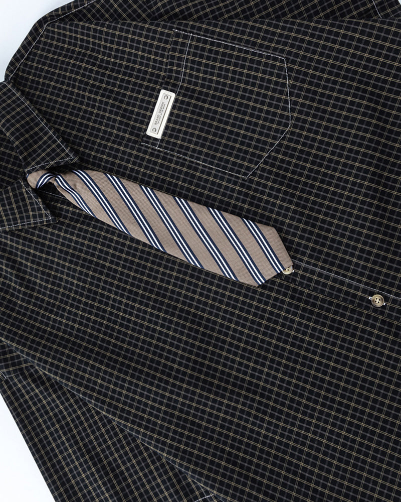 vintage striped short sleeve shirt