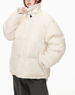 Retro simple versatile cotton jacket