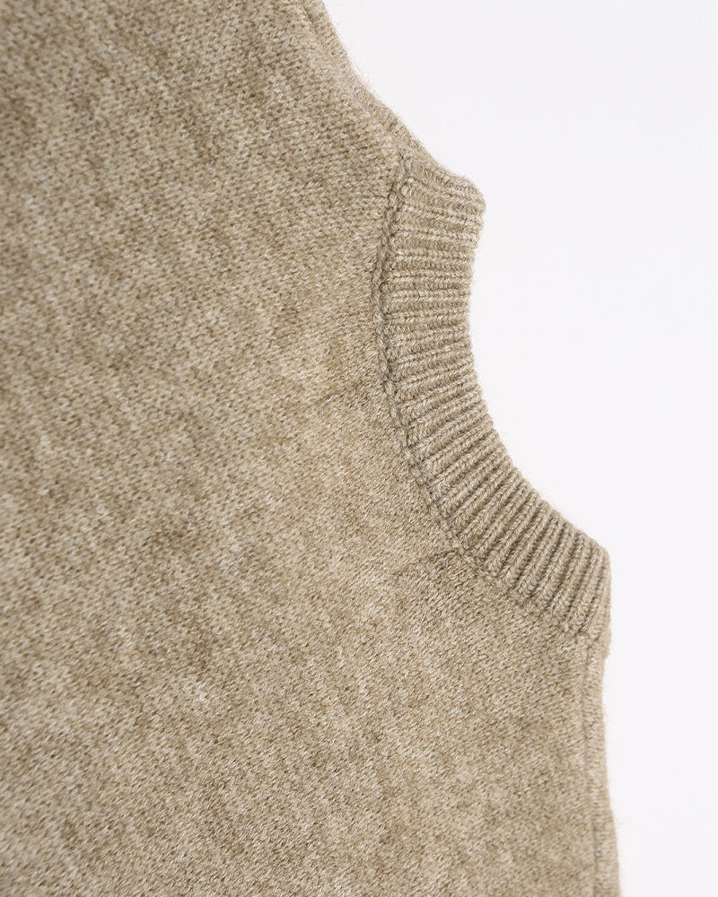 레트로 컬러 블록 폴라베어 스웨터