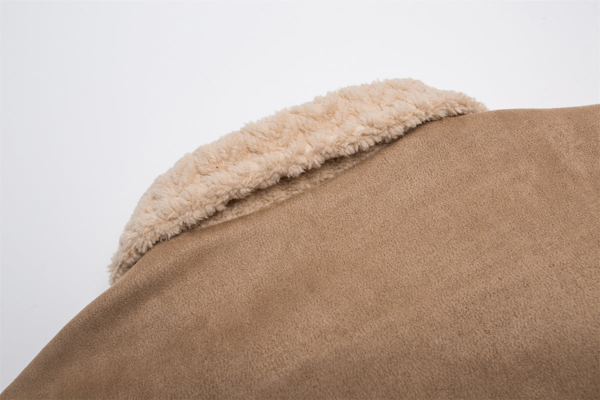 빈티지 자수 라펠 재킷