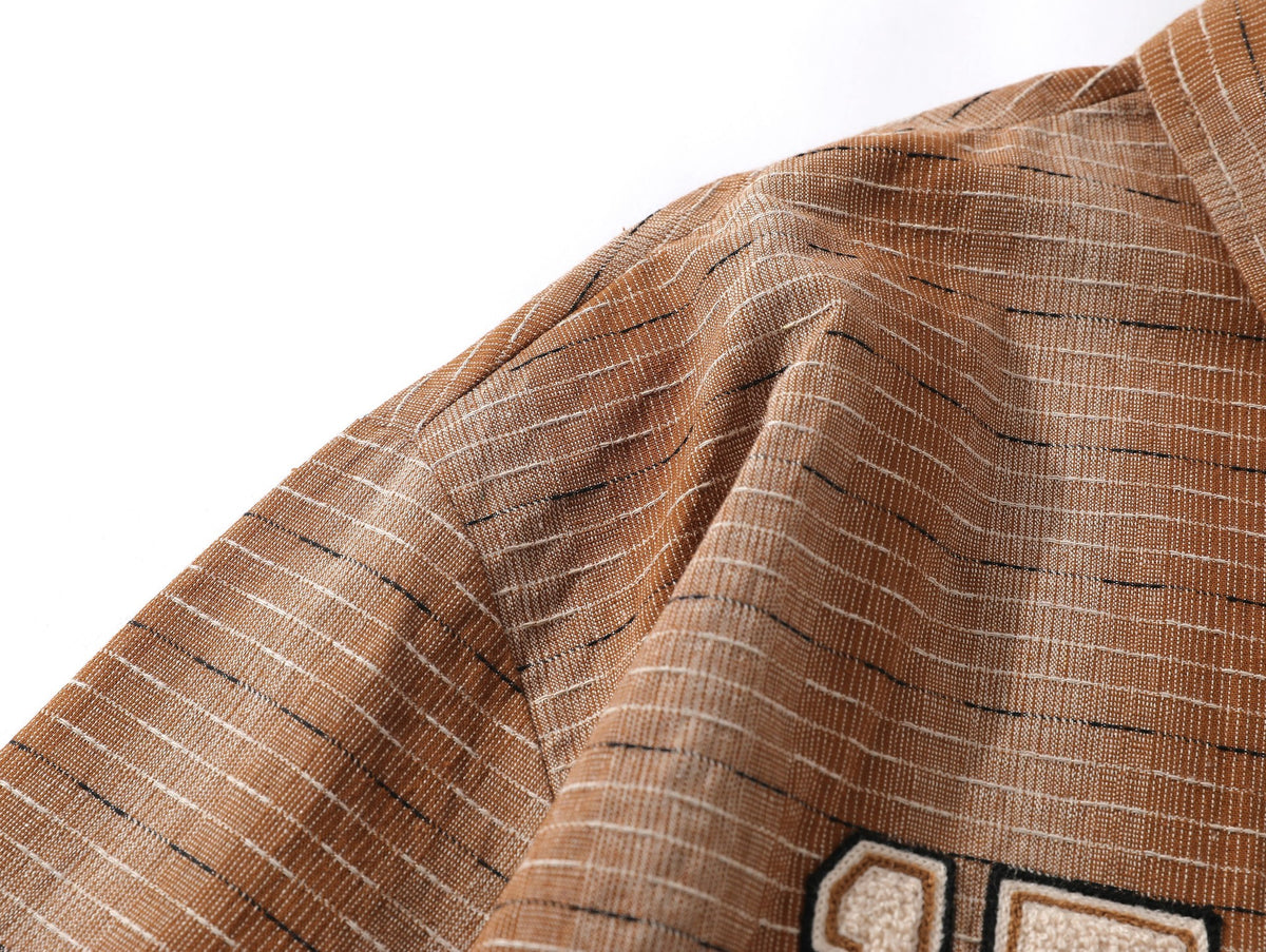 復古卡通情侶長袖襯衫