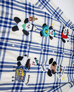 Fun embroidered long-sleeved shirt