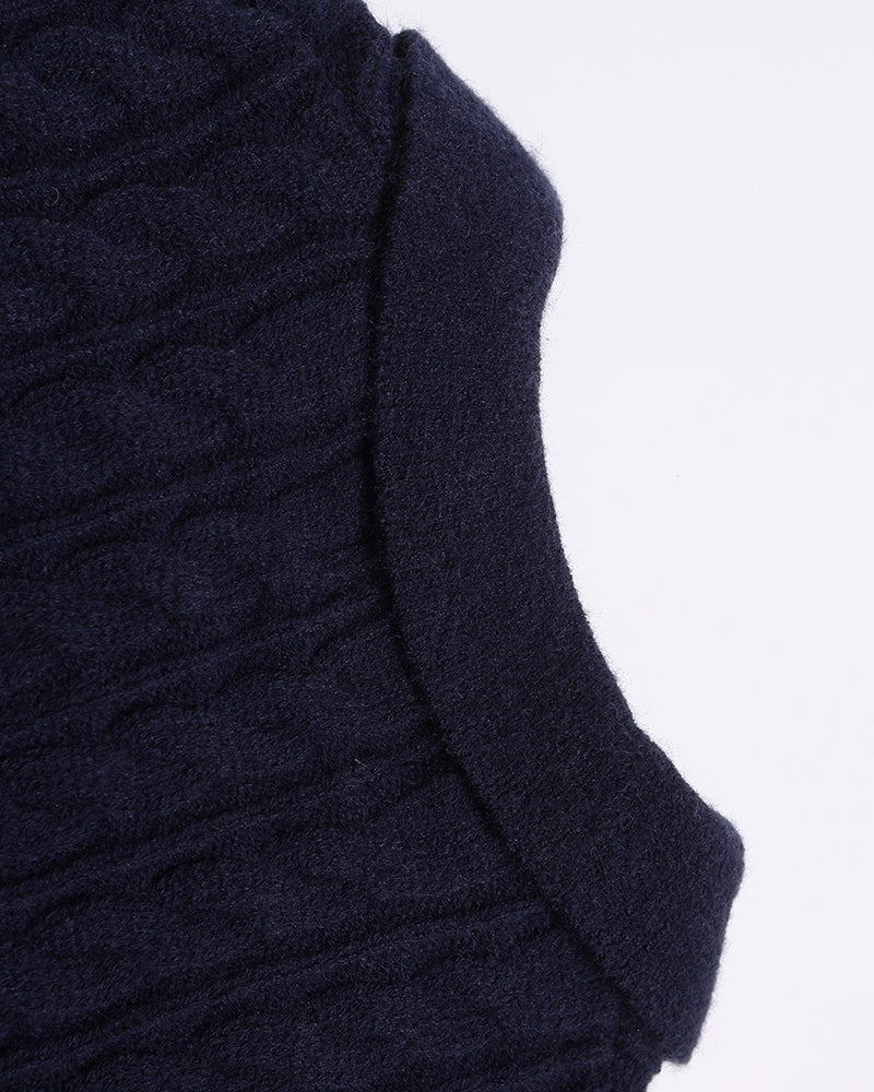 復古刺綉休閑毛衣