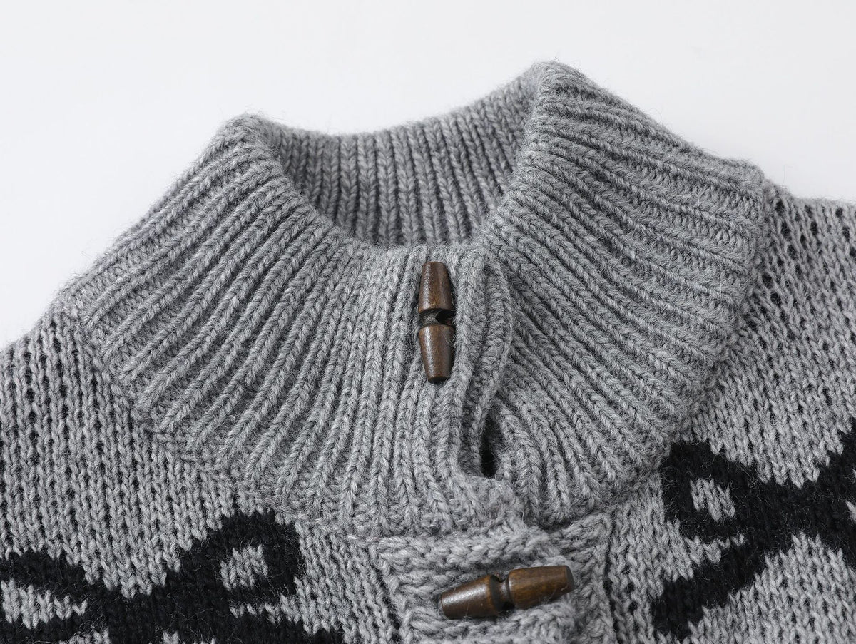 Retro cute bow cardigan sweater