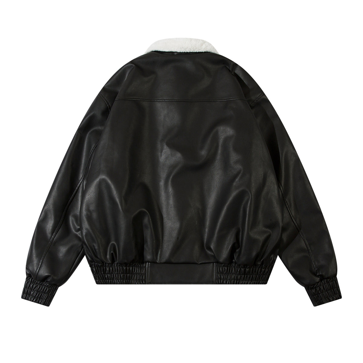 Retro plush sherpa jacket