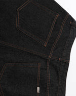 Distressed Embroidered Jeans