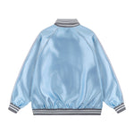 Retro letter print jacket