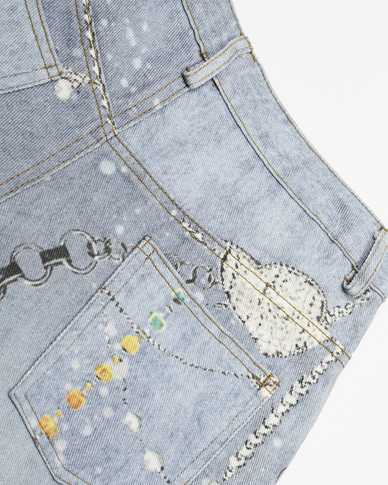 Vintage Colored Chain Shorts