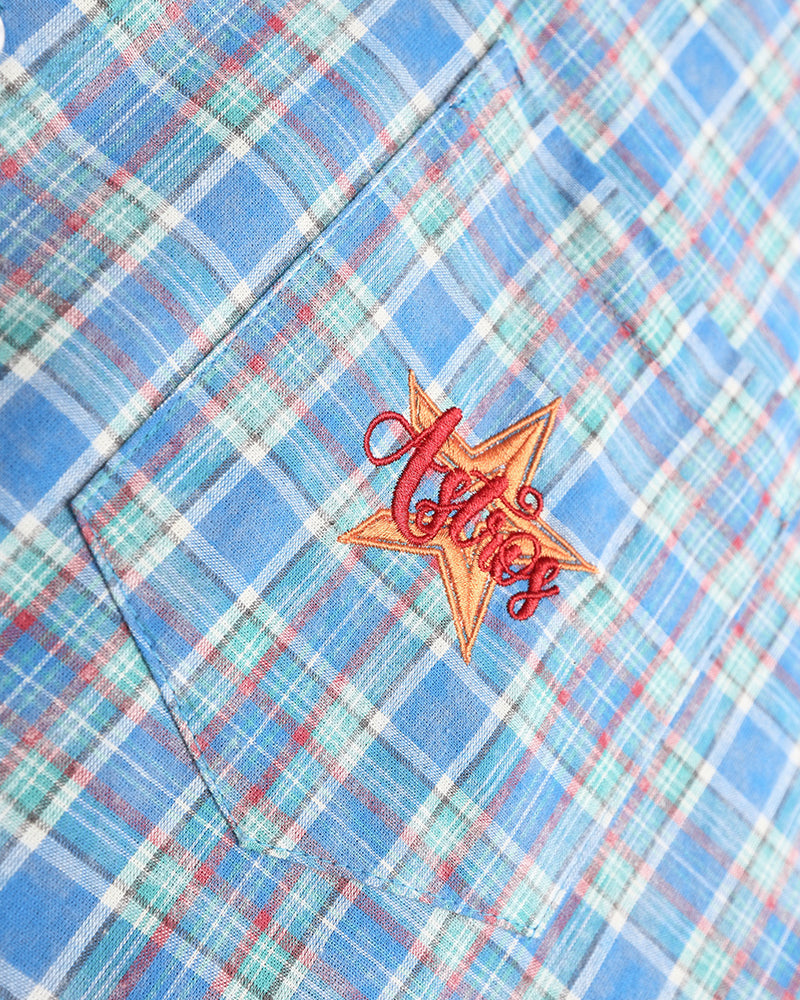 별 자수 캐주얼 긴팔 셔츠