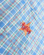 별 자수 캐주얼 긴팔 셔츠