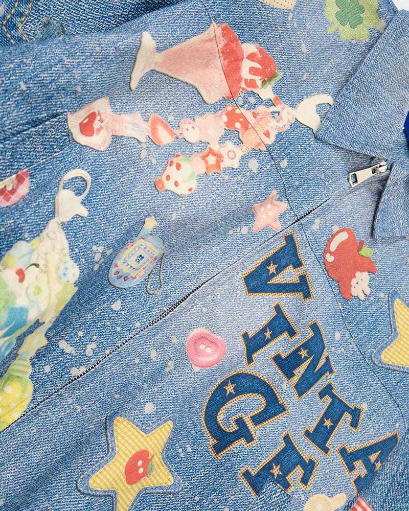 趣味創意印花外套