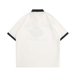 美式復古嘻哈刺綉字母短袖