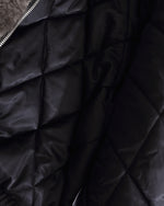 Retro-style short coat with fur collar