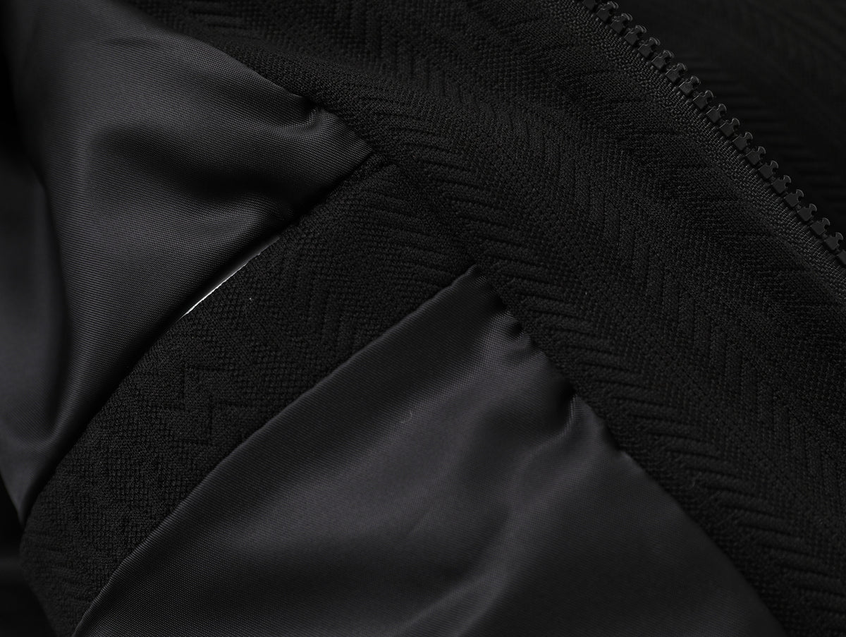 Retro bow cotton jacket