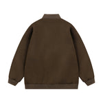 Retro patchwork distressed jacket