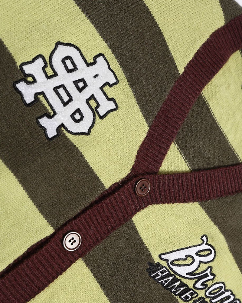 復古條紋針織衫