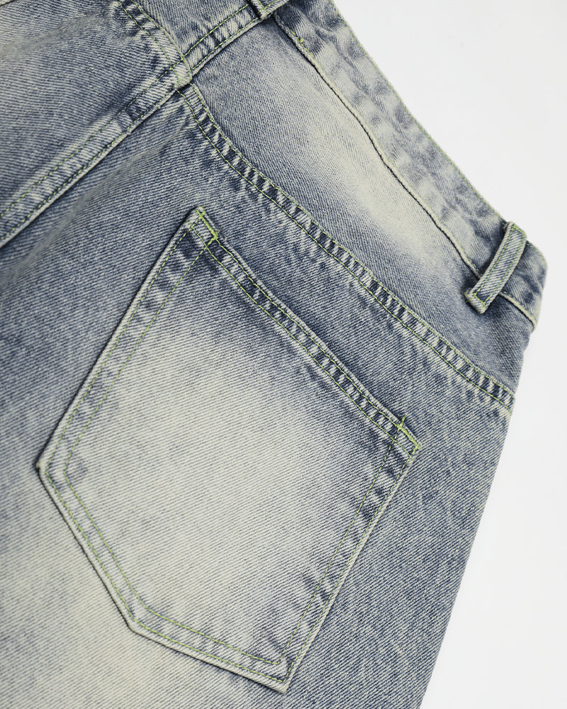Rhinestone Capri Jeans