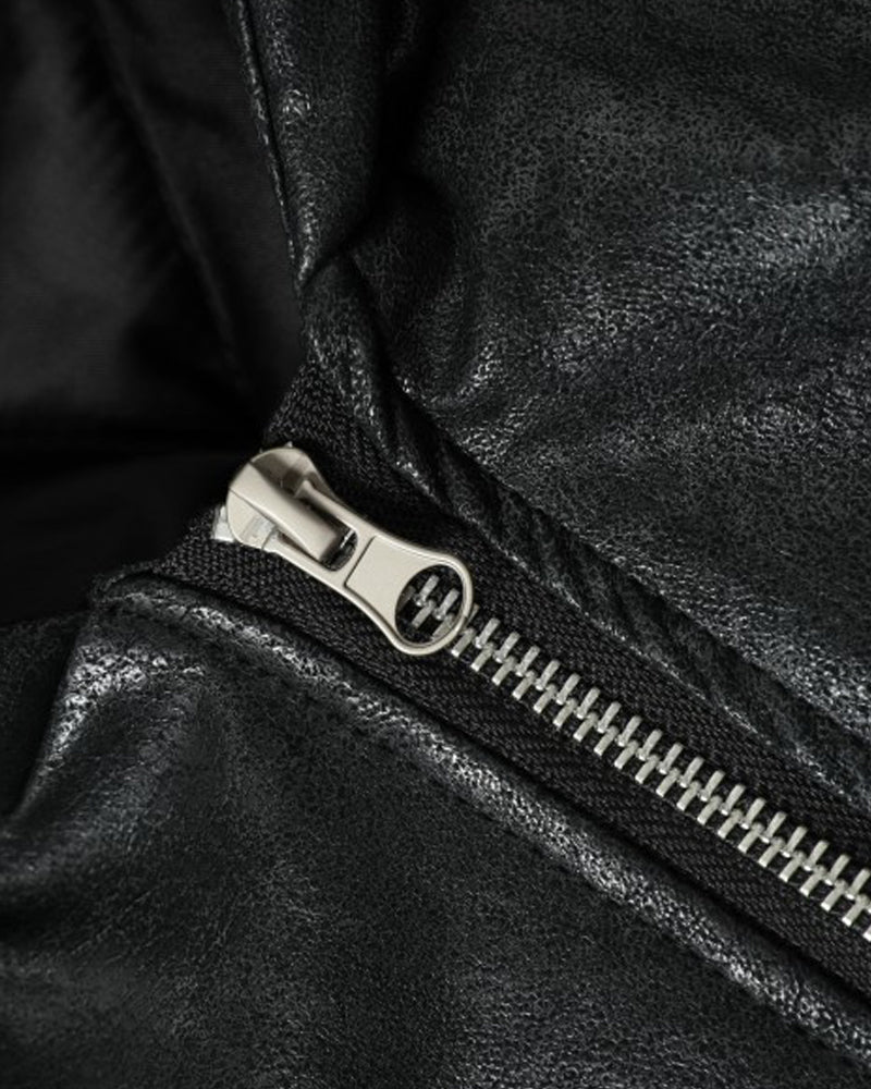 Hooded cotton jacket