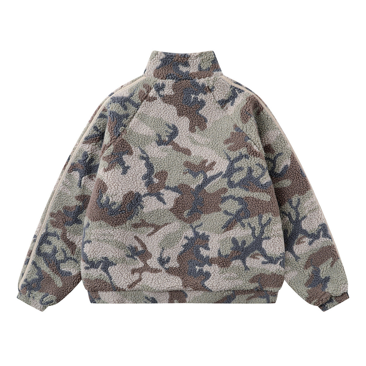 빈티지 카무플라주 배지 자수 재킷
