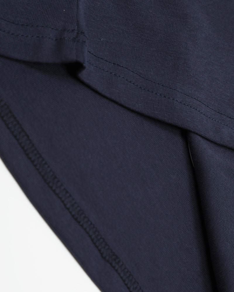 레트로 콘트라스트 반소매