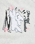 小狗刺綉連帽衛衣