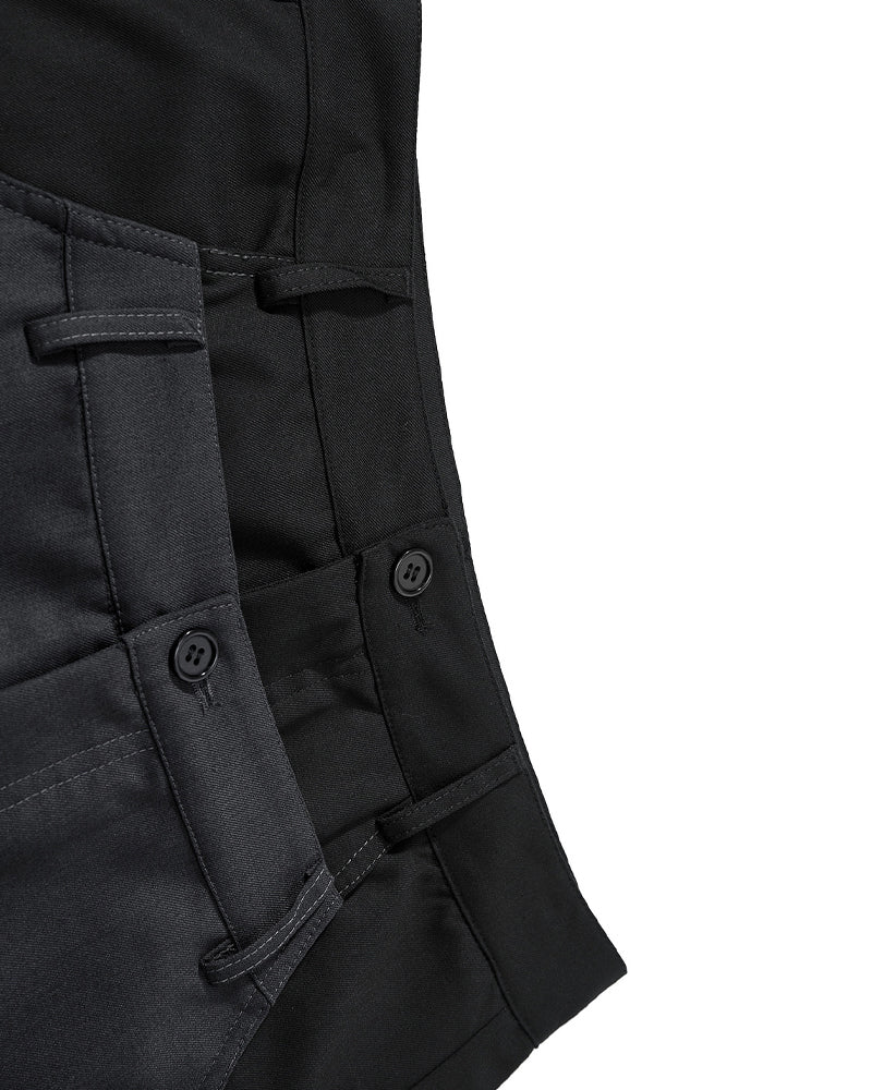 Faux two-piece casual trousers