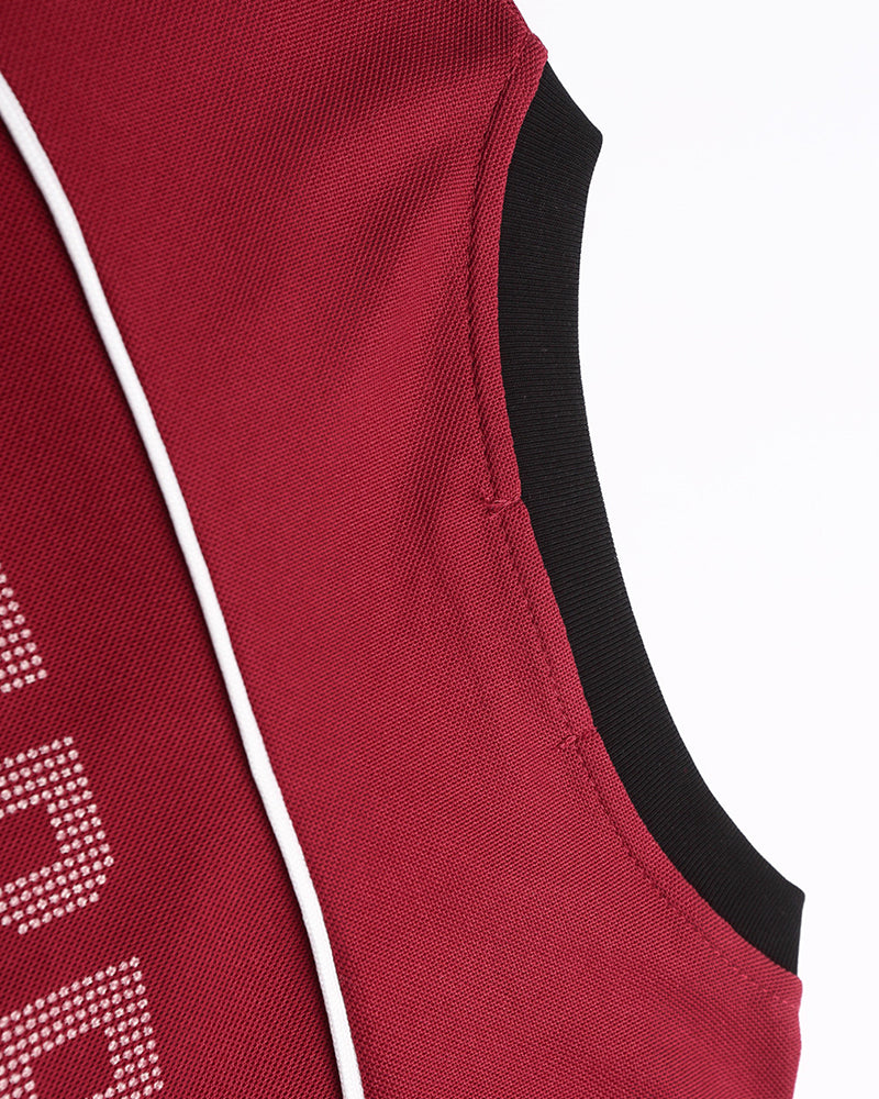 Contrast color stitching long sleeves