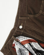 Retro-style wide-leg pants