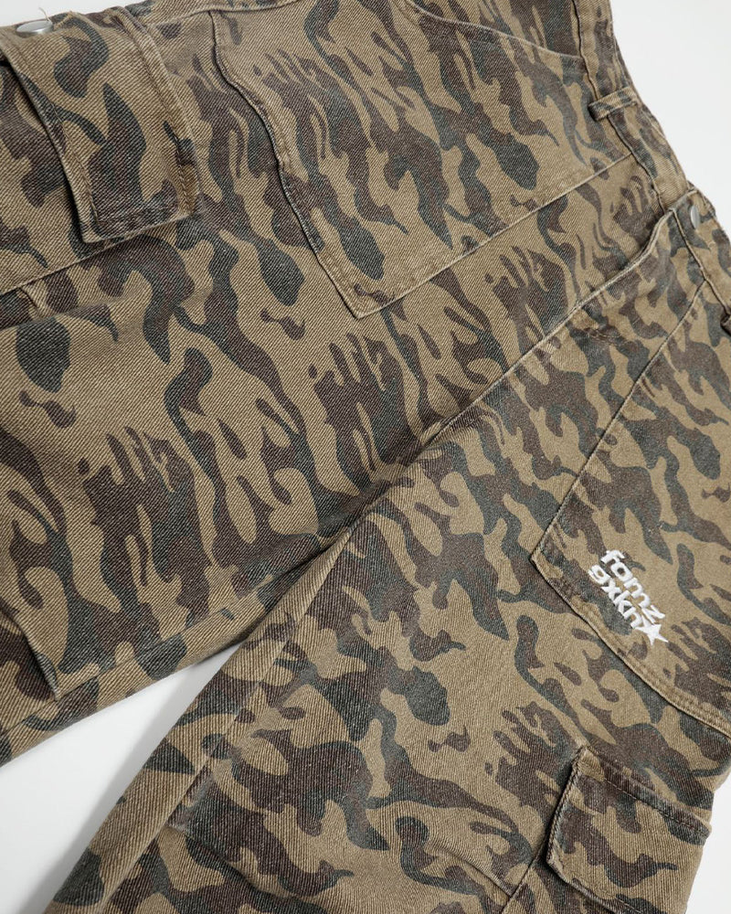 Retro simple casual shorts