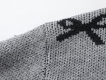 Retro cute bow cardigan sweater