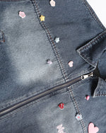Vintage Heart Denim Jacket