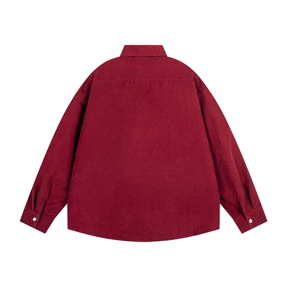 趣味領帶長袖襯衫