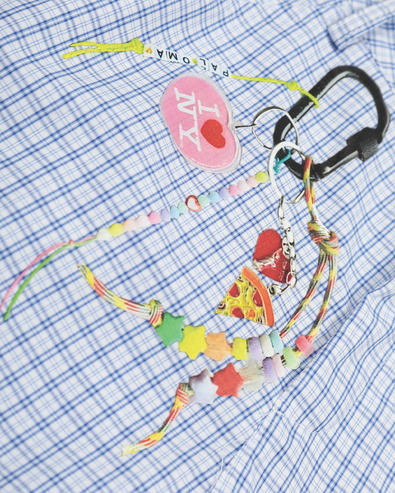 Simple plaid casual shorts